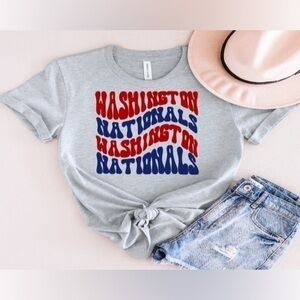 Washington Nationals Wavy Tee